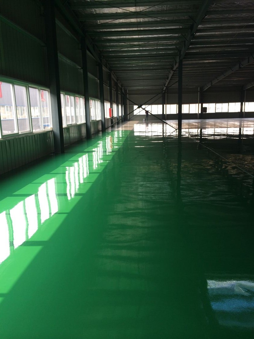 洛陽嘉升科技園環(huán)氧樹脂薄涂地坪順利完工面積3200順利驗收得到甲方認(rèn)可